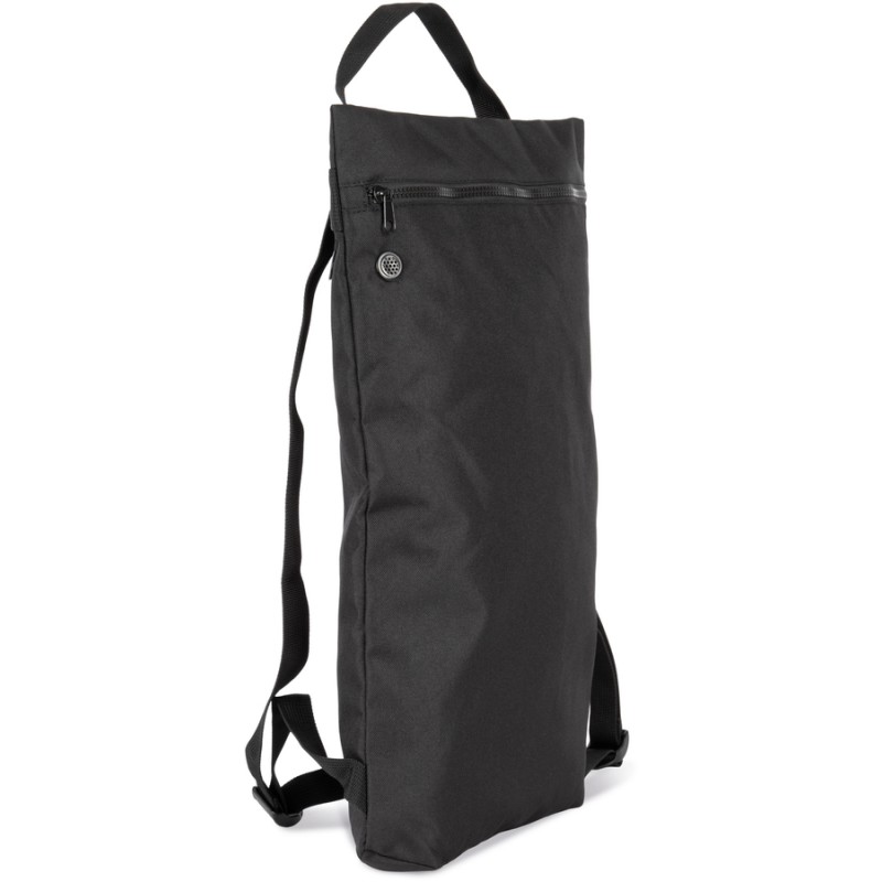 Sac à dos plat style urbain en polyester recyclé, 9 litres