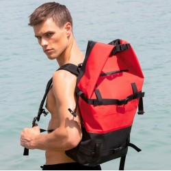 Sac à dos imperméable avec sangles de compression, 50 litres