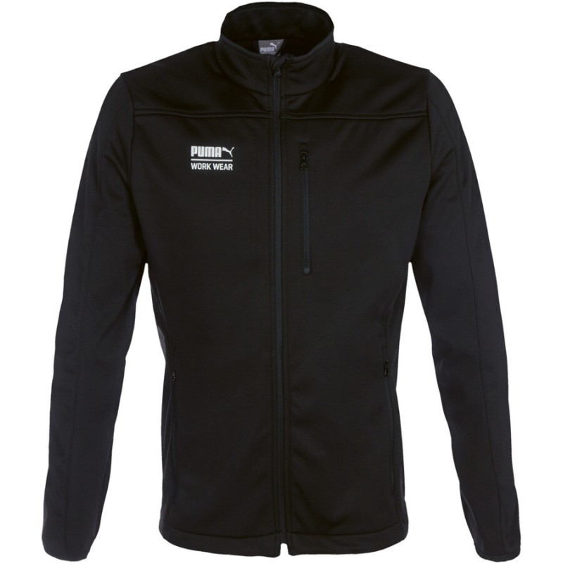 Veste de travail softshell zippée coupe-vent, respirante et déperlante