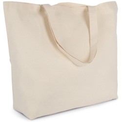 Sac shopping extra large en coton épais, 220 g/m²