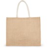 Sac cabas avec motifs de Noël en toile de jute, 350 g/m²