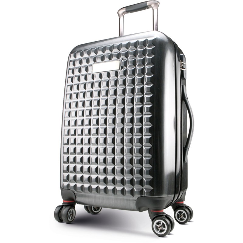 Valise trolley grand format en polycarbonate haute qualité, 113 litres