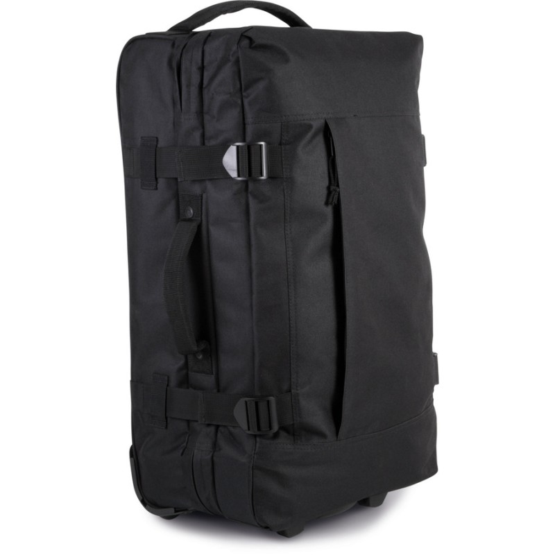 Sac de voyage à roulettes avec sangles de compression, 51 litres