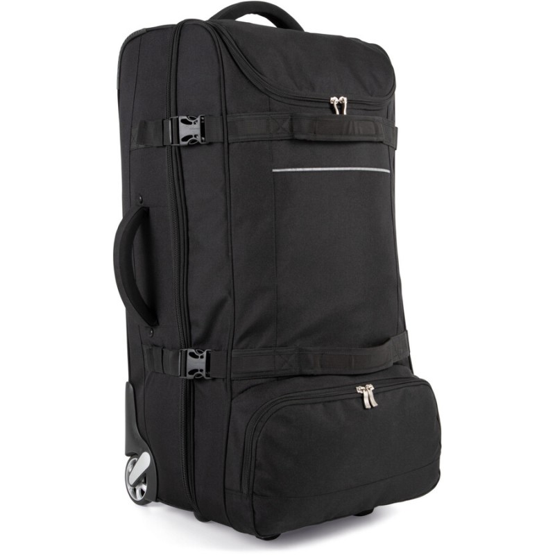 Grand sac de voyage à roulettes grand volume et maniabilité, 105 litres