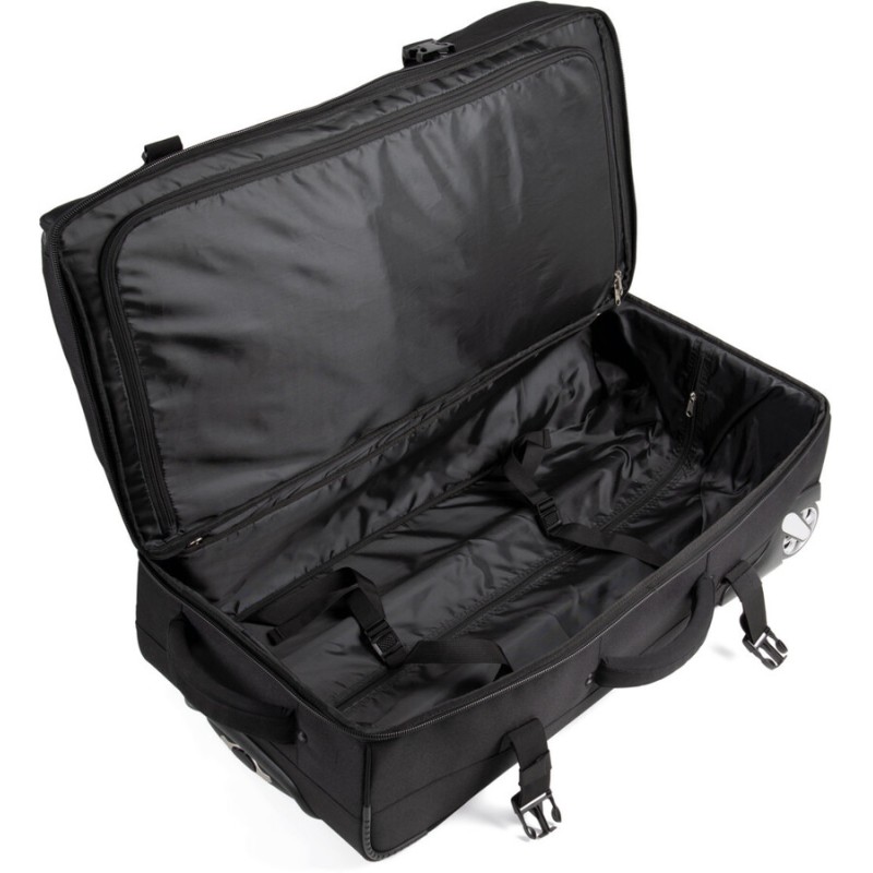 Grand sac de voyage à roulettes grand volume et maniabilité, 105 litres
