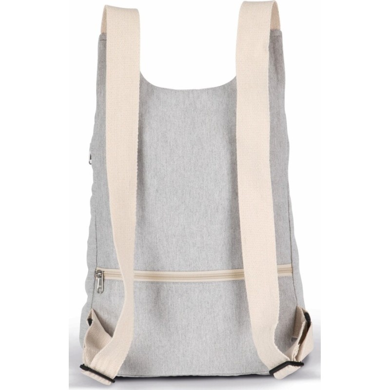 Sac à dos recyclé avec poche arrière antivol, compartimenté pour plus de rangements, 285 g/m²