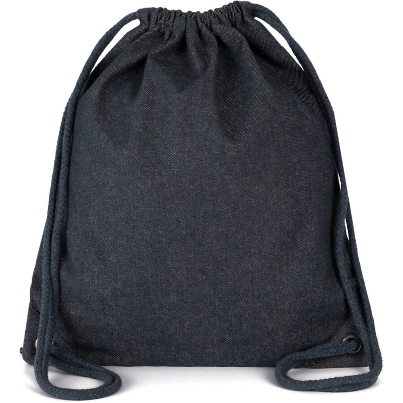 Sac à dos denim en coton et polyester recyclé, 350 g/m²