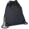 Sac à dos denim en coton et polyester recyclé, 350 g/m²