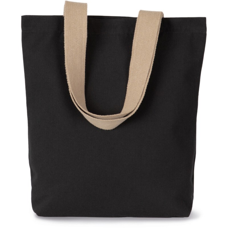  Sac shopping avec soufflet en matières recyclées, 285 g/m²