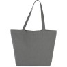 Grand sac cabas K-loop durable avec soufflet en coton recyclé et polyester recyclé, 285 g/m²