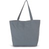 Grand sac cabas K-loop durable avec soufflet en coton recyclé et polyester recyclé, 285 g/m²
