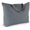Sac cabas XL K-loop résistant avec soufflet en coton recyclé et polyester recyclé, 285 g/m²