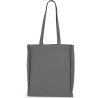 Sac shopping rectangulaire K-loop avec soufflet en coton recyclé et polyester recyclé, 285 g/m²
