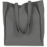 Sac shopping rectangulaire K-loop avec soufflet en coton recyclé et polyester recyclé, 285 g/m²