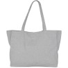 Grand sac cabas K-loop rectangulaire avec soufflet en coton recyclé et polyester recyclé, 285 g/m²