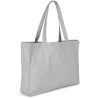 Grand sac cabas K-loop rectangulaire avec soufflet en coton recyclé et polyester recyclé, 285 g/m²