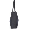 Grand sac cabas denim en coton et polyester recyclé, 350 g/m²