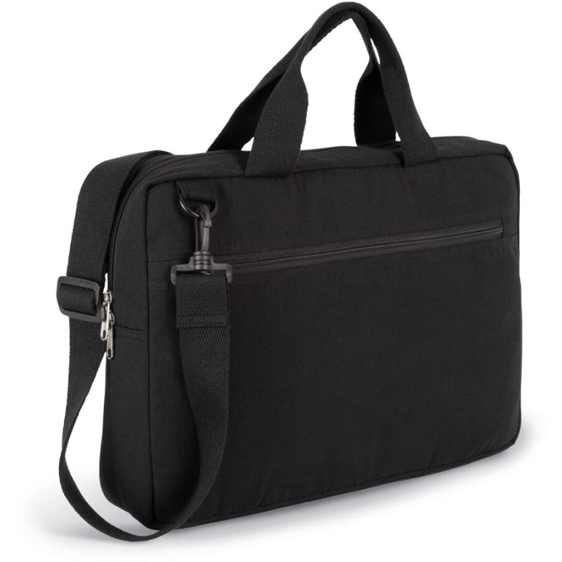 Sac porte-ordinateur K-loop durable en coton recyclé et polyester recyclé, 285 g/m²