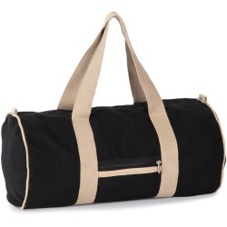 Sac polochon recyclé avec petite poche zippée, 285 g/m²