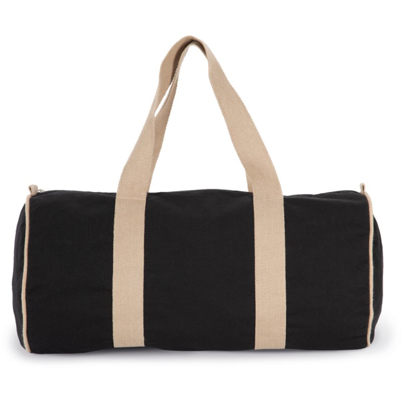 Sac polochon recyclé avec petite poche zippée, 285 g/m²