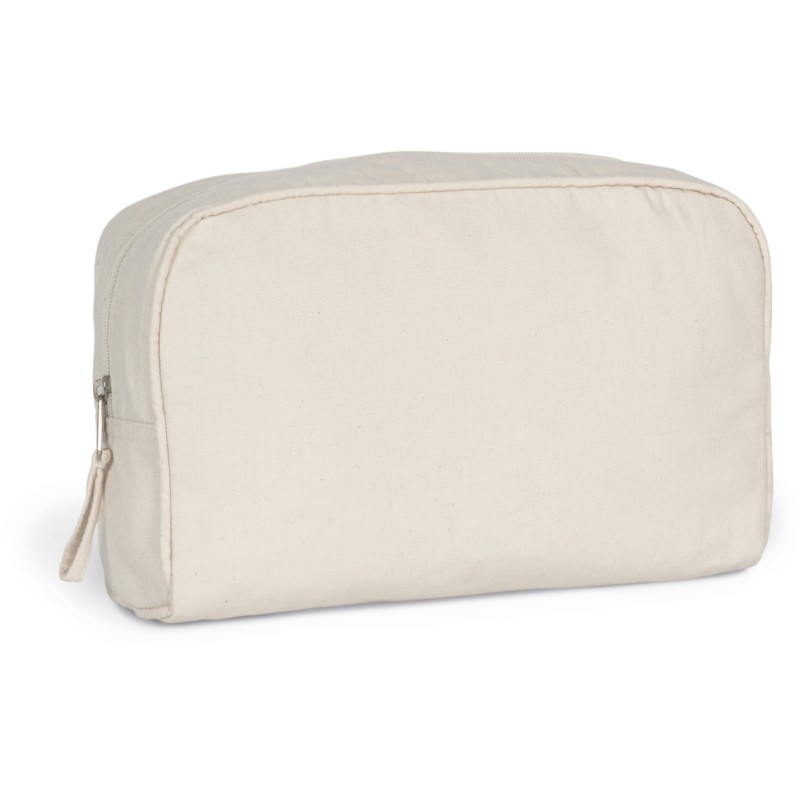 Trousse de toilette recyclée aux bords arrondis, 285 g/m²