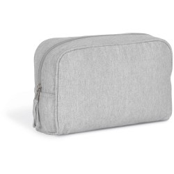 Trousse de toilette recyclée aux bords arrondis, 285 g/m²
