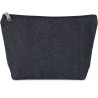 Pochette denim en coton et polyester recyclé, 350 g/m²