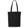 Tote bag avec soufflet K-loop durable avec soufflet en coton recyclé et polyester recyclé, 285 g/m²