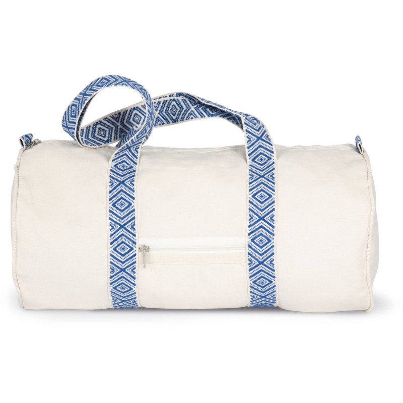 Sac polochon écoresponsable avec poche avant zippée, 285 g/m²