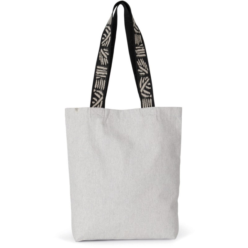 Sac shopping recyclé, poche intérieure zippée, 285 g/m²