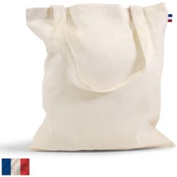 Sac shopping, tote bag français en coton fin, 120 g/m²
