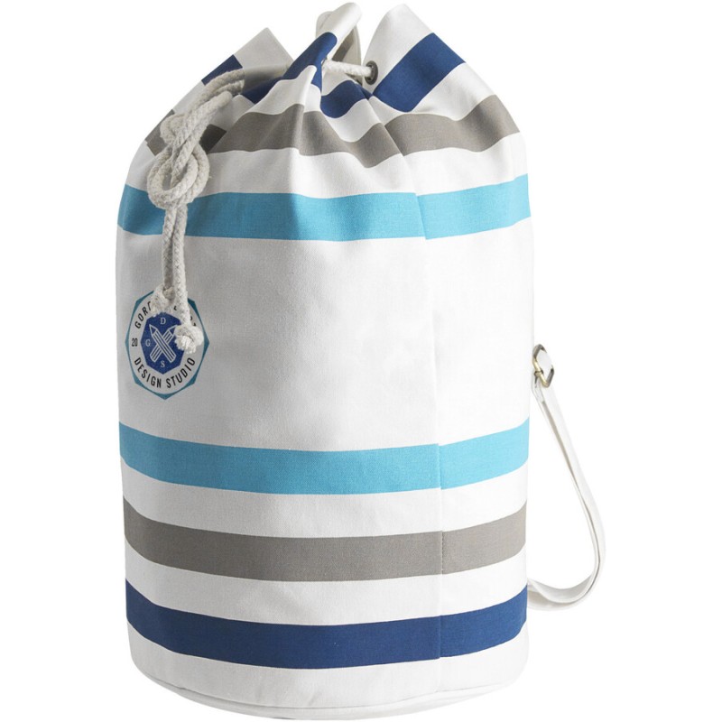 Sac marin à bandoulière en coton canvas biologique, 340 g/m²