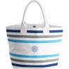 Sac de plage avec soufflet en coton canvas biologique, 340 g/m²