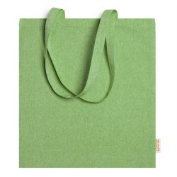 Sac shopping anses longues en coton recyclé, 120 g/m²