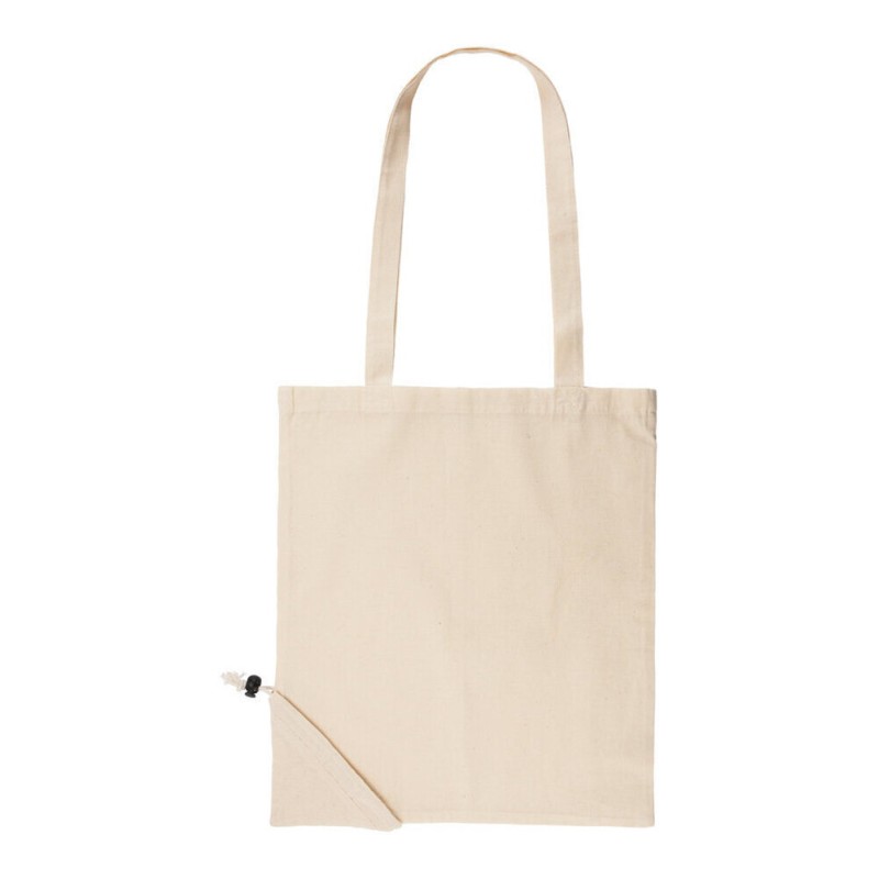 Sac pliable fabriqué en coton, 105 g/m²