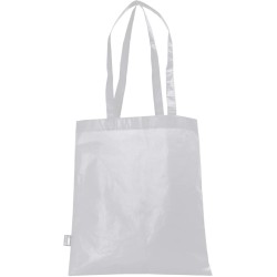 Sac polyester cousu réutilisable en finition laminée mate, 100 g/m²