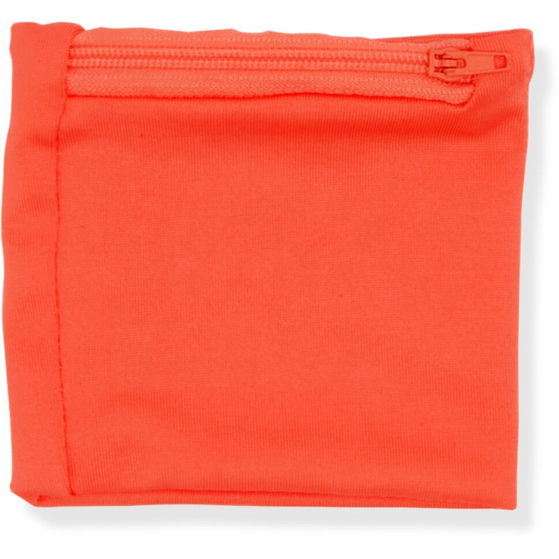 Bracelet élastique avec poche zippée assortie en microfibre