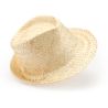 Chapeau en paille naturelle avec ruban intérieur confortable (GALAXY)