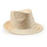 Chapeau en paille naturelle avec ruban intérieur confortable (GALAXY)