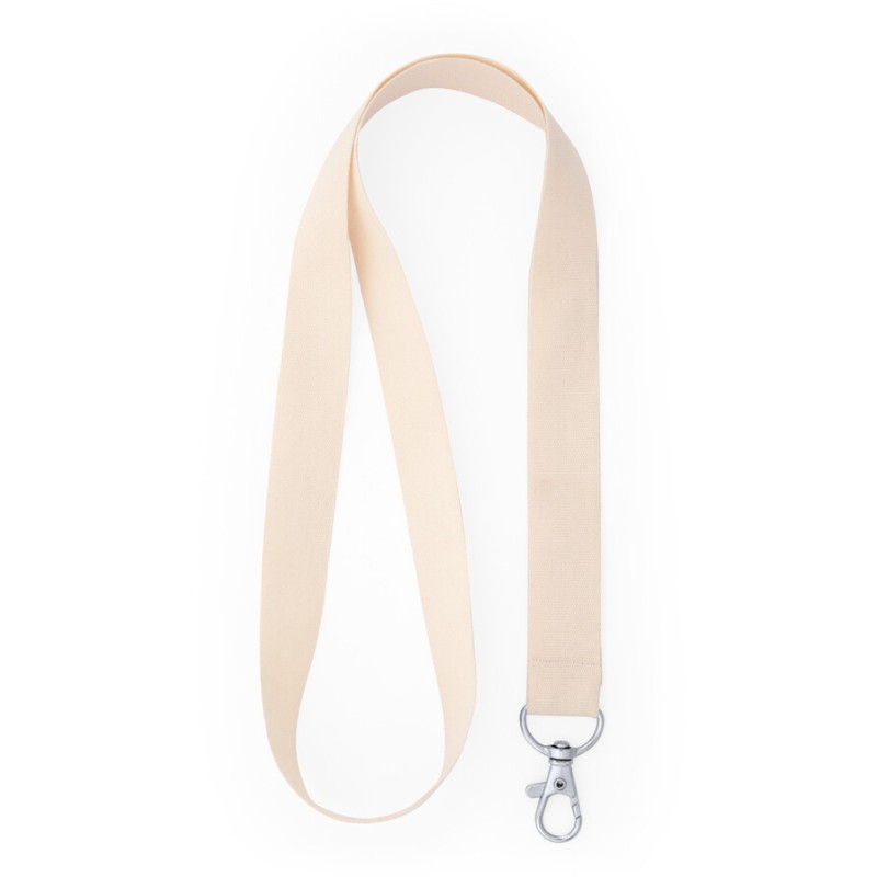 Lanyard en coton avec mousqueton