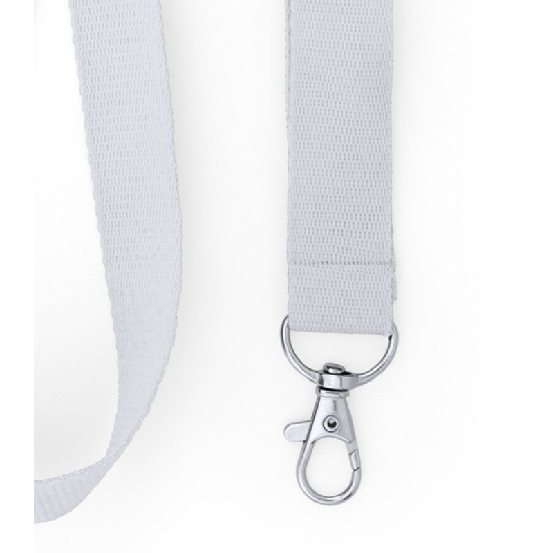 Lanyard en RPET avec mousqueton