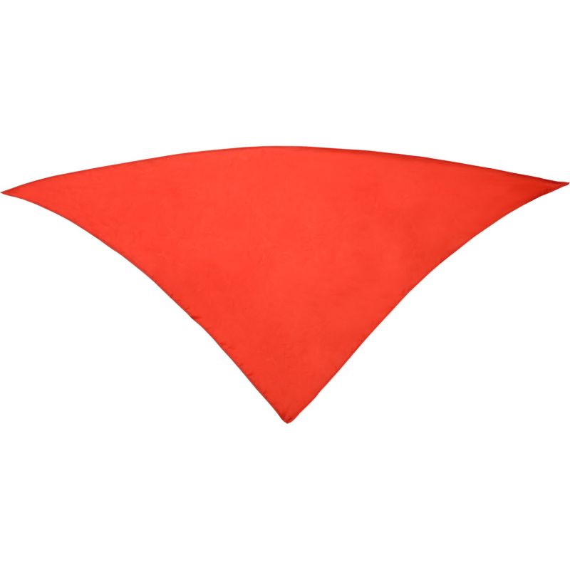 Foulard triangulaire en polyester, utilisé comme accessoire d'habillement à la fois pour homme et femme, 60 g/m²