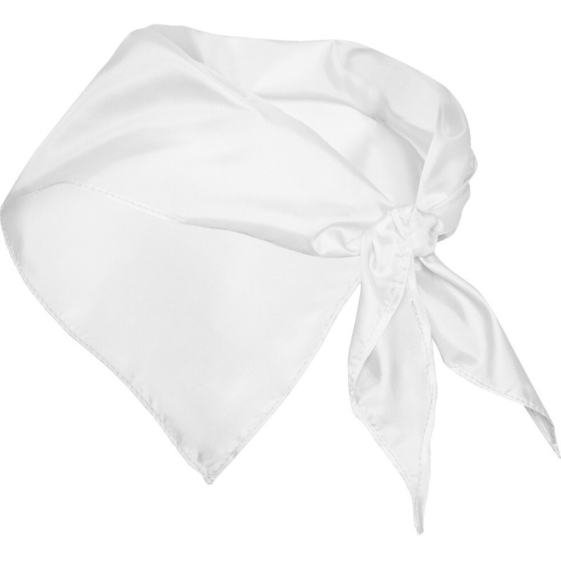 Foulard triangulaire en polyester, utilisé comme accessoire d'habillement à la fois pour homme et femme, 60 g/m²