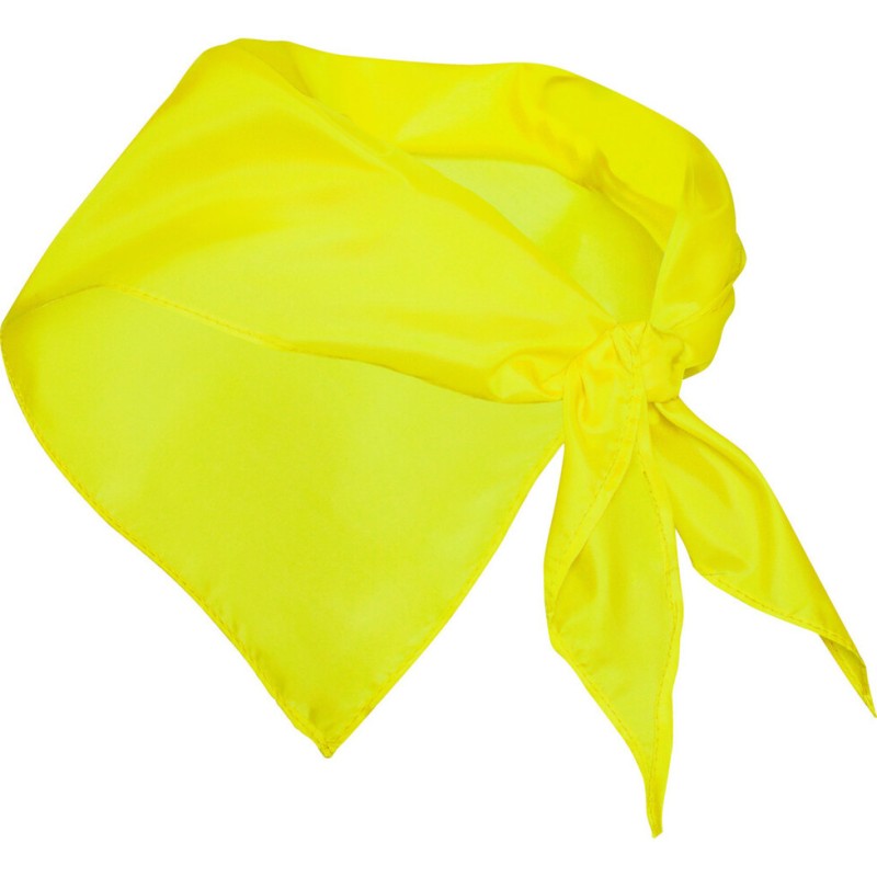 Foulard triangulaire en polyester, utilisé comme accessoire d'habillement à la fois pour homme et femme, 60 g/m²