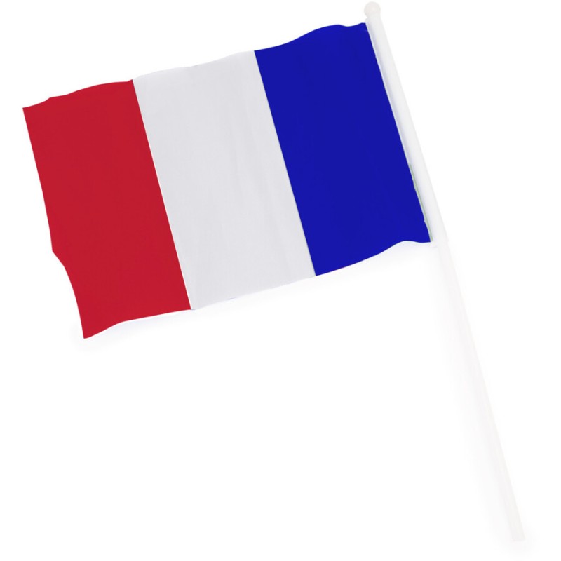 Drapeau en polyester avec bâton de petite taille, de différentes couleurs et drapeaux, 50 g/m²