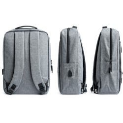 Sac à dos en polyester 300D avec poche principale rembourrée, idéale pour votre ordinateur portable