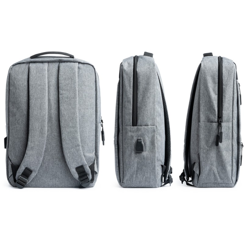 Sac à dos en polyester 300D avec poche principale rembourrée, idéale pour votre ordinateur portable