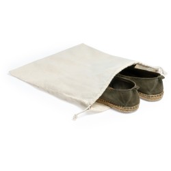 Sac à cordon en coton parfait pour les chaussures, 120 g/m²