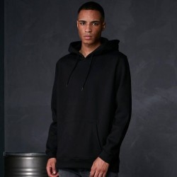 Sweat hoodie capuche épais, coupe oversize ample, NO LABEL, 330 g/m²