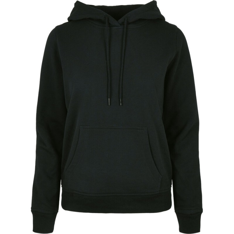 Sweat femme hoodie à capuche manches raglan, NO LABEL, 270 g/m²